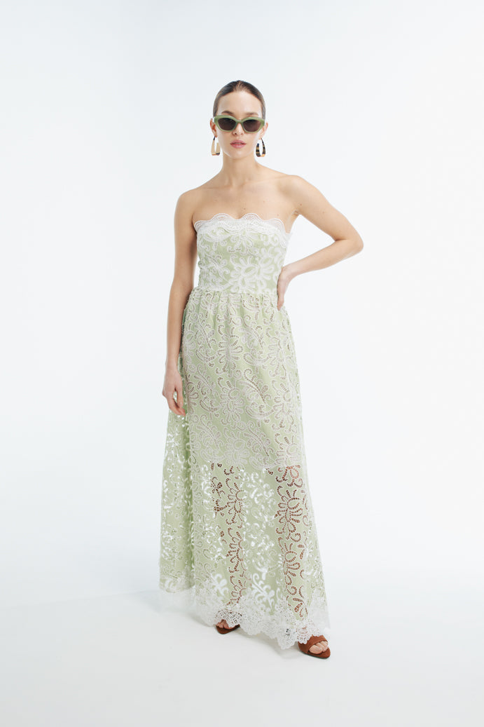 ANIA MAXI DRESS GREEN