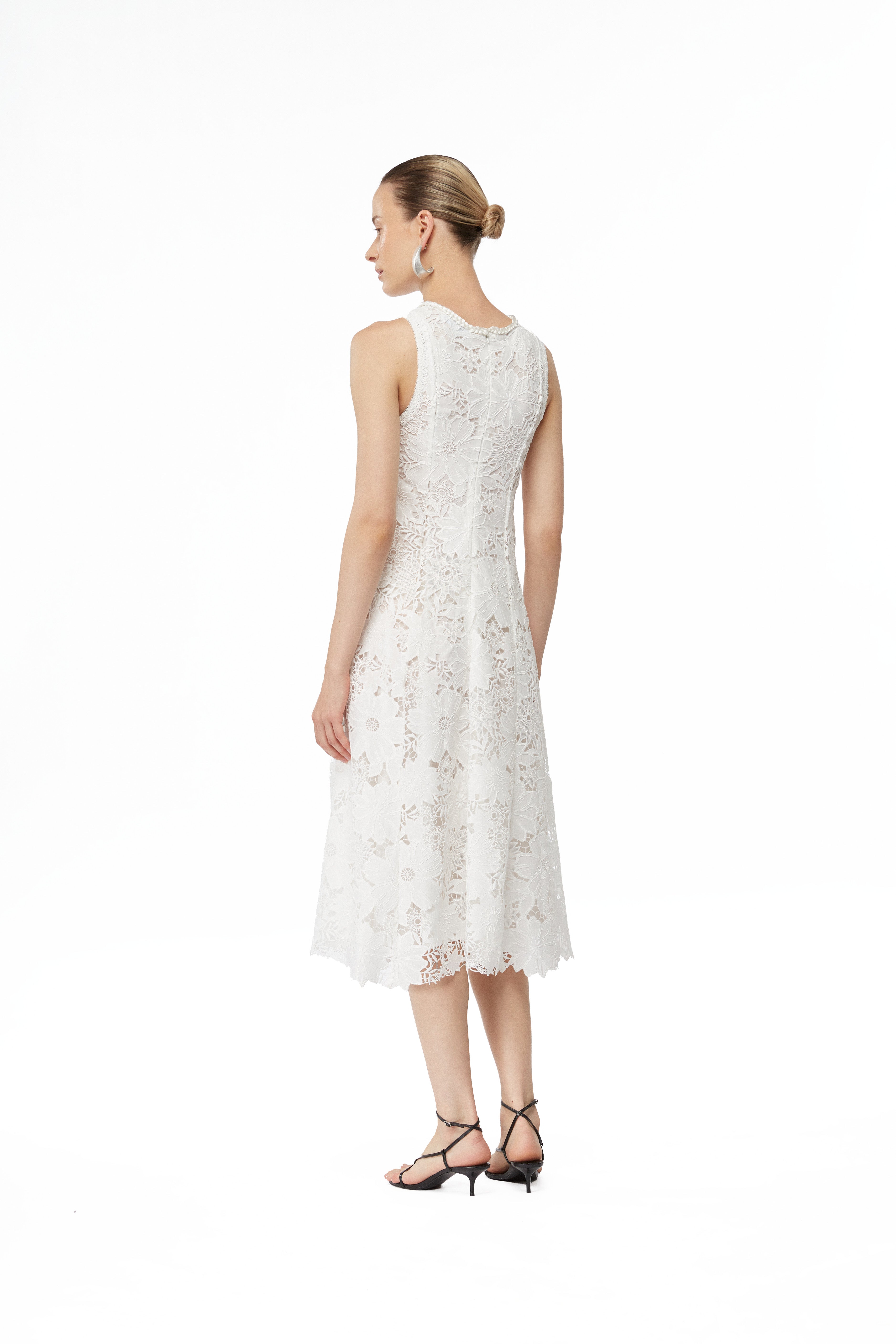 FARAH MIDI DRESS WHITE