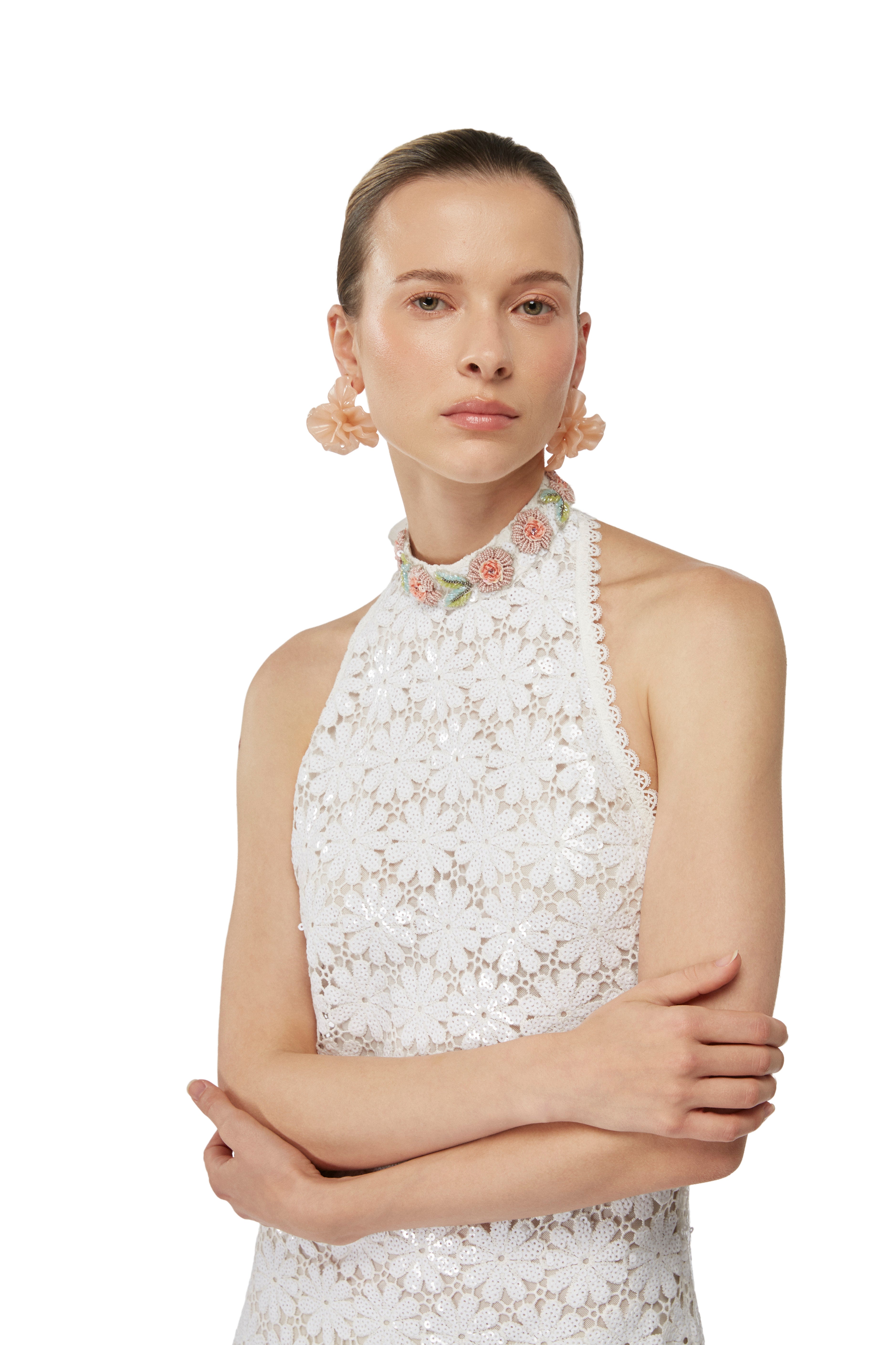 GEMMA MAXI DRESS WHITE