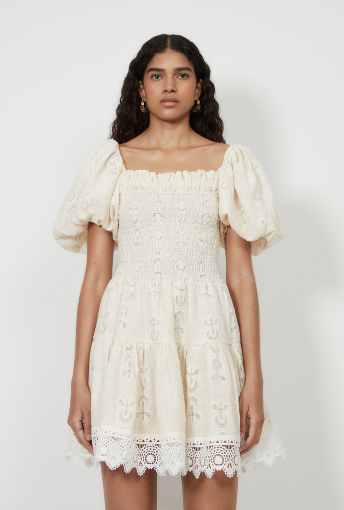 LA SIERRA MINI DRESS CREAM