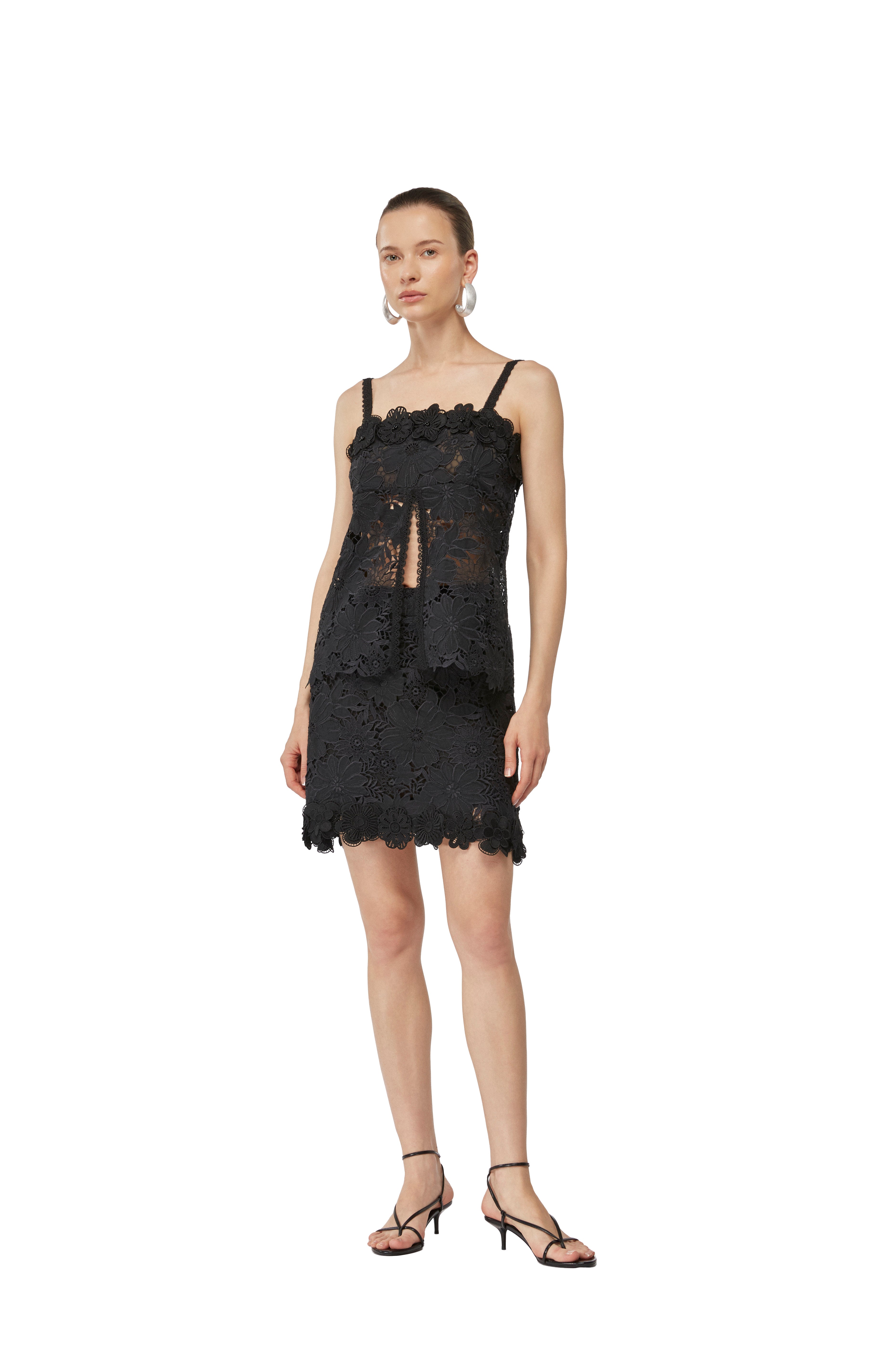 MAGNOLIA TOP BLACK