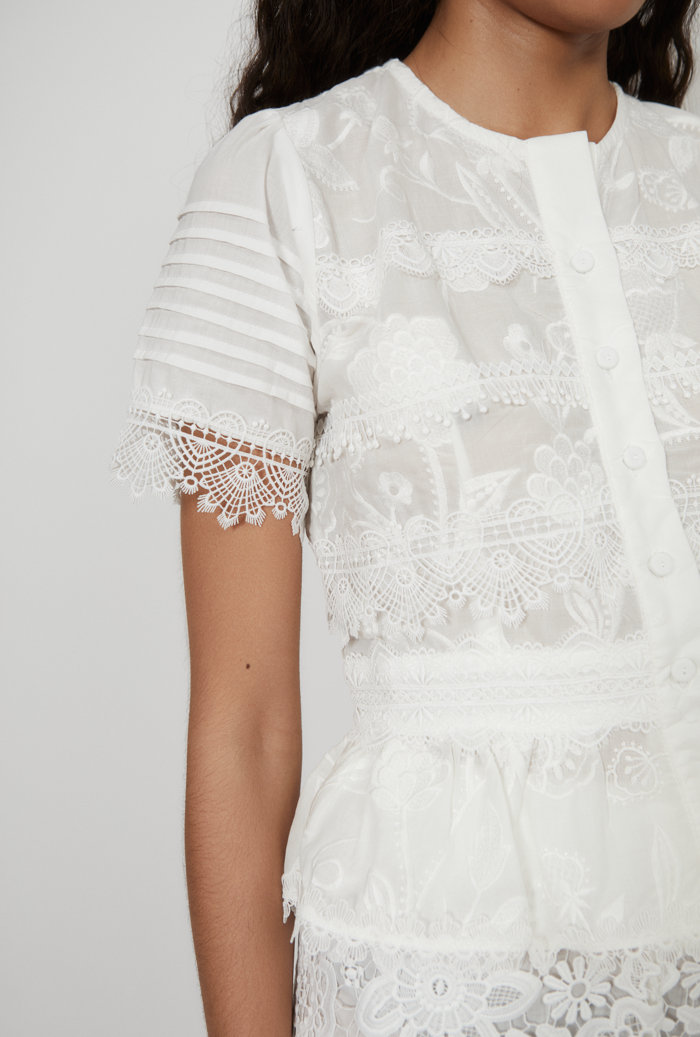 MALAGA TOP WHITE