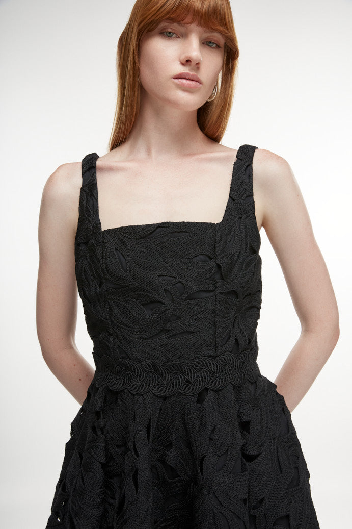 OCASO MINI DRESS BLACK