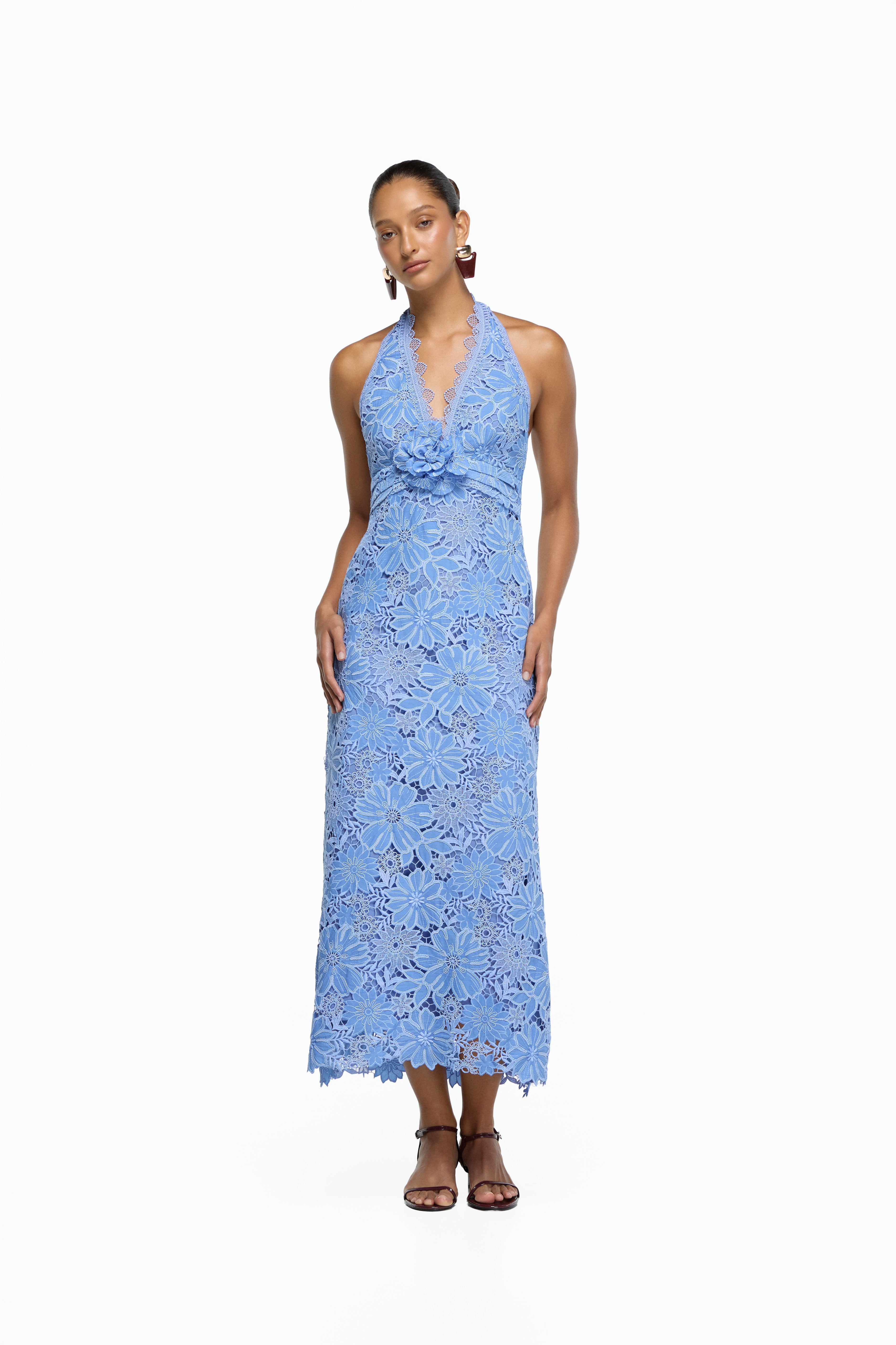 ODETTE MAXI DRESS BLUE