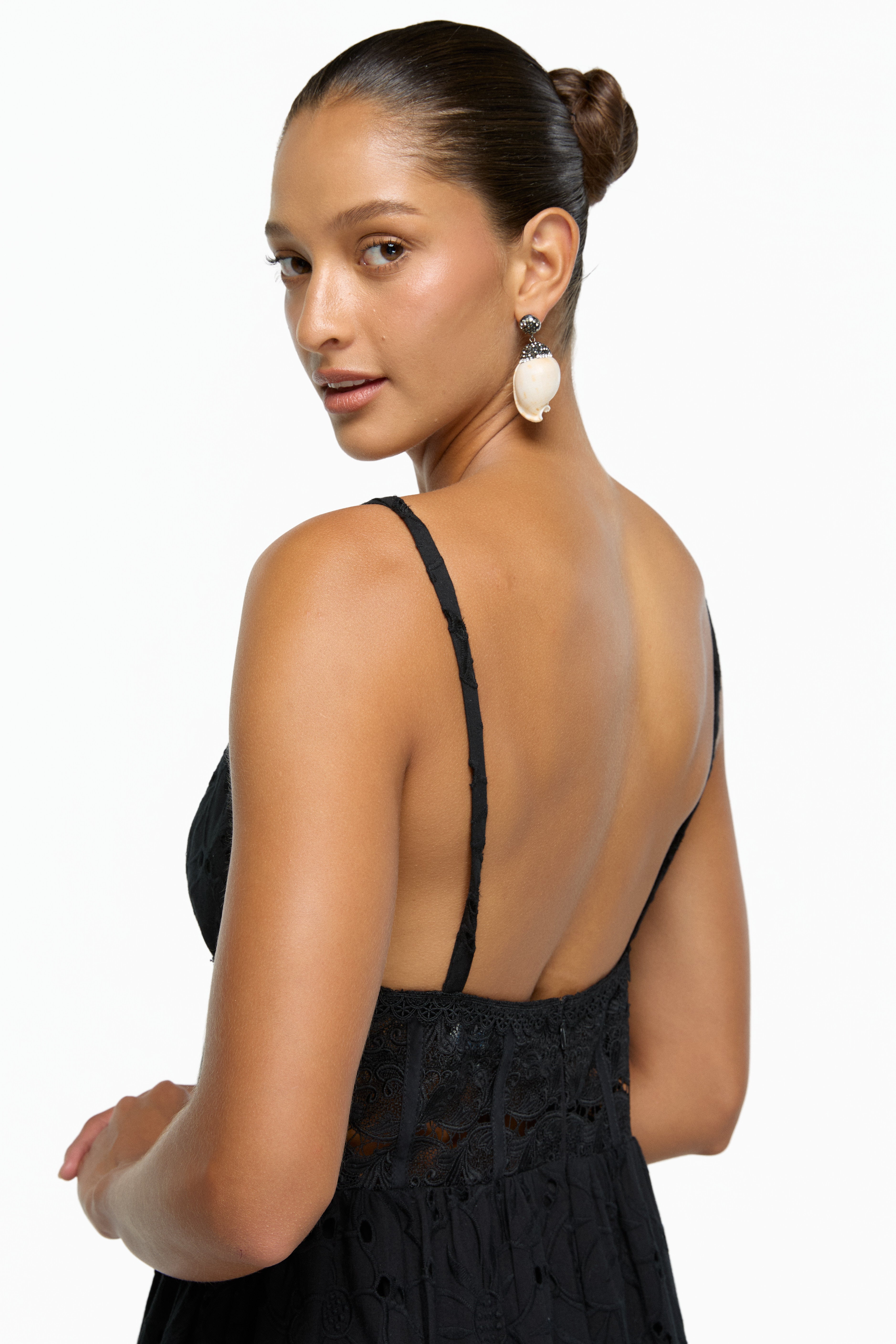 PENELOPE MIDI DRESS BLACK