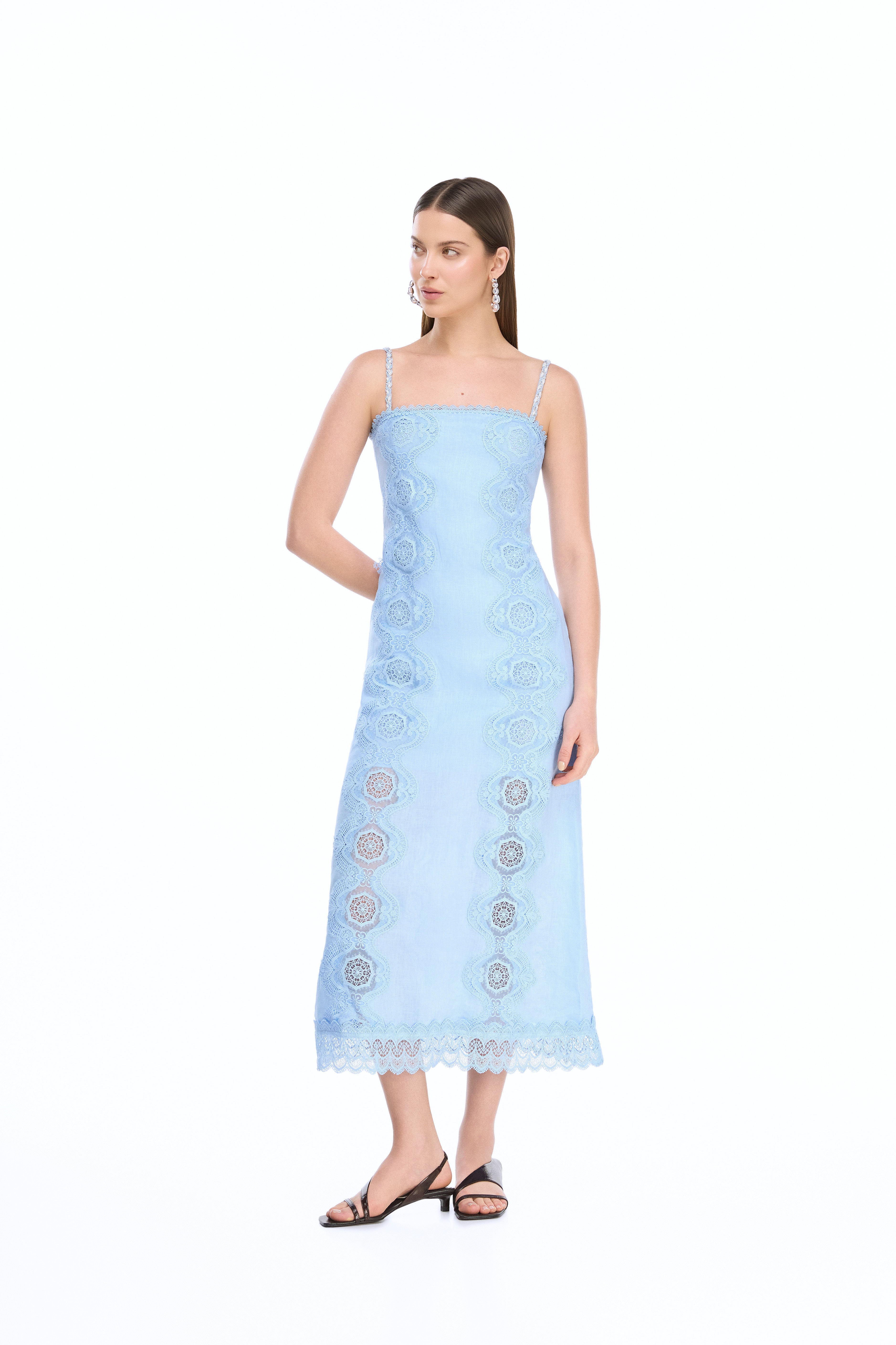 ROCIO MAXI DRESS BLUE