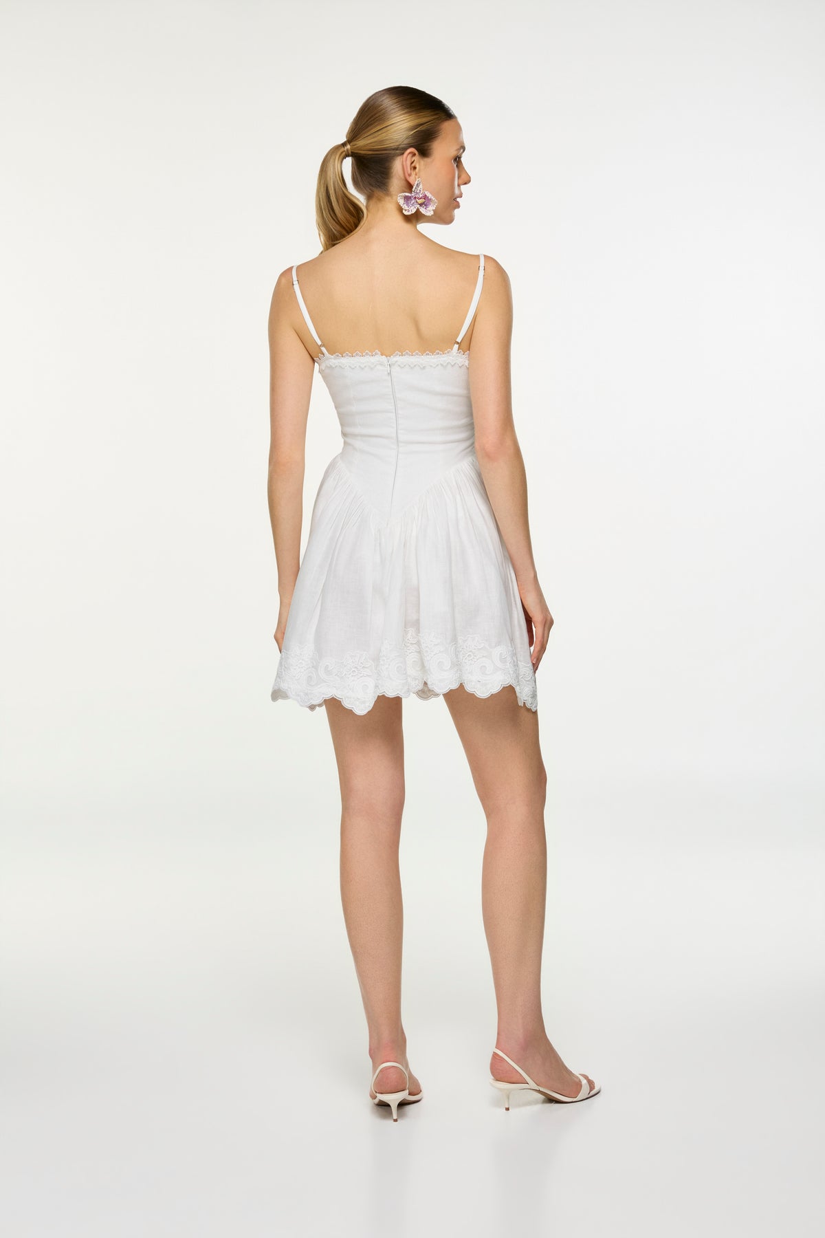 SYLVIE MINI DRESS WHITE