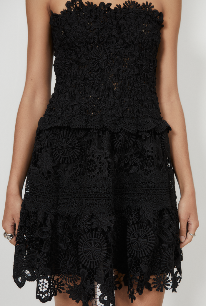 TIFANNY MINI DRESS BLACK