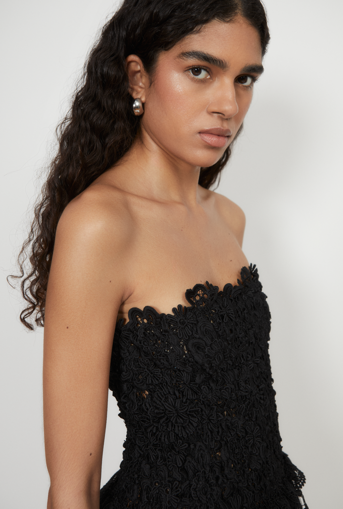 TIFANNY MINI DRESS BLACK