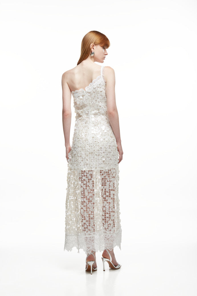 ZAFIRO MAXI DRESS WHITE