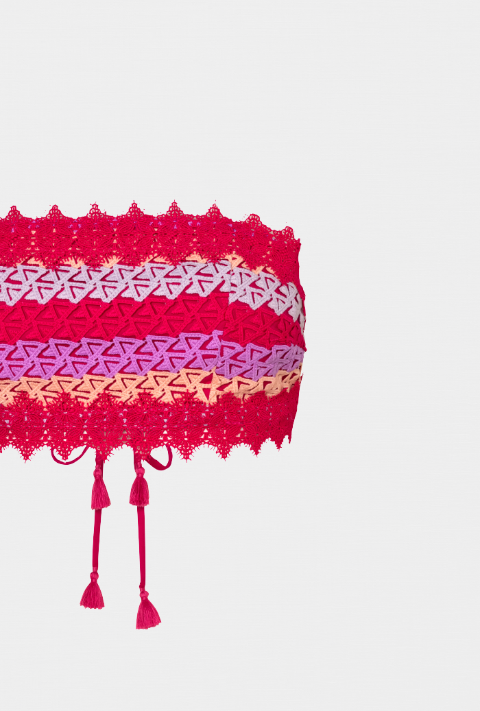 SOLEDAD TOP RASPBERRY