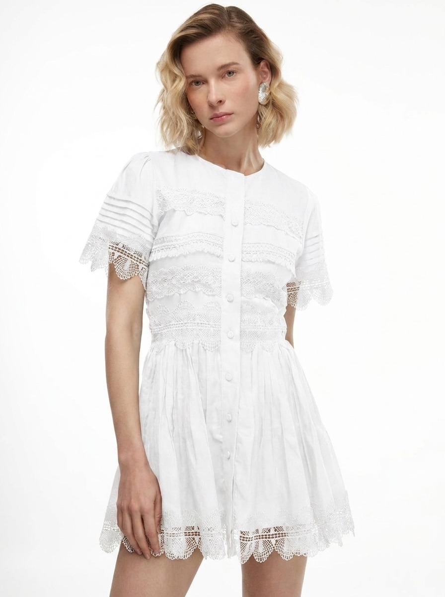 VIOLETTA DRESS WHITE