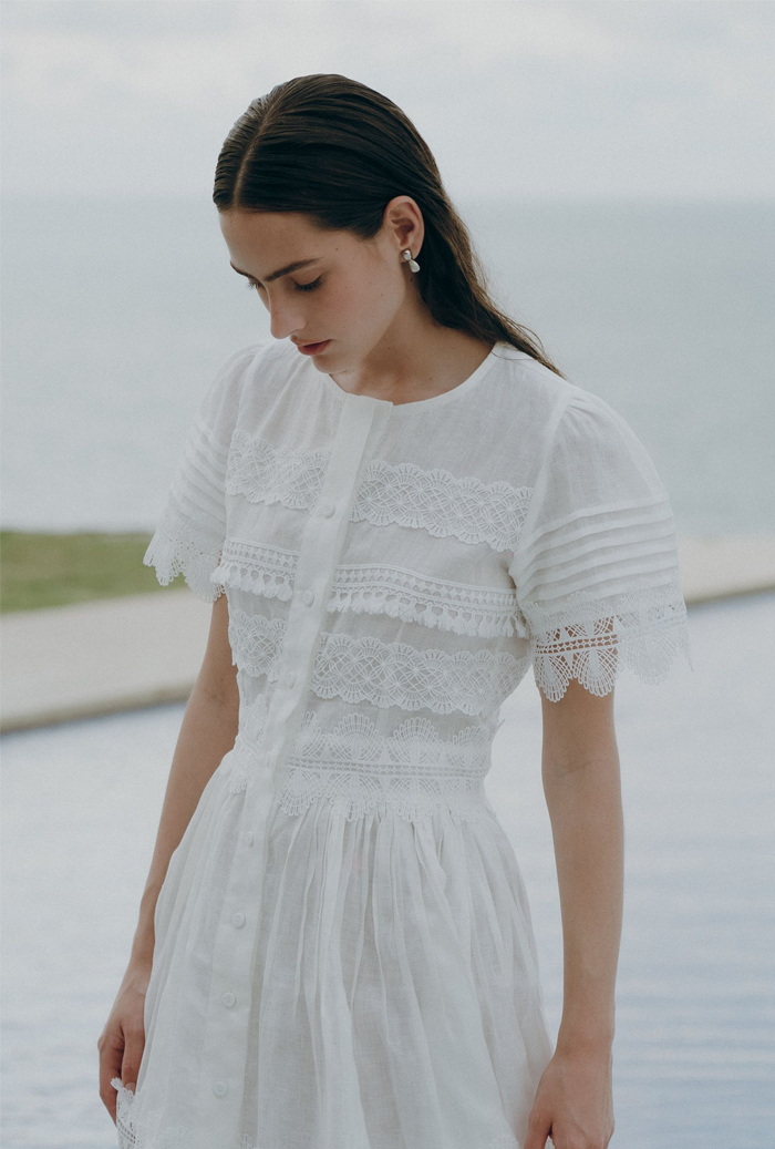 VIOLETTA DRESS WHITE