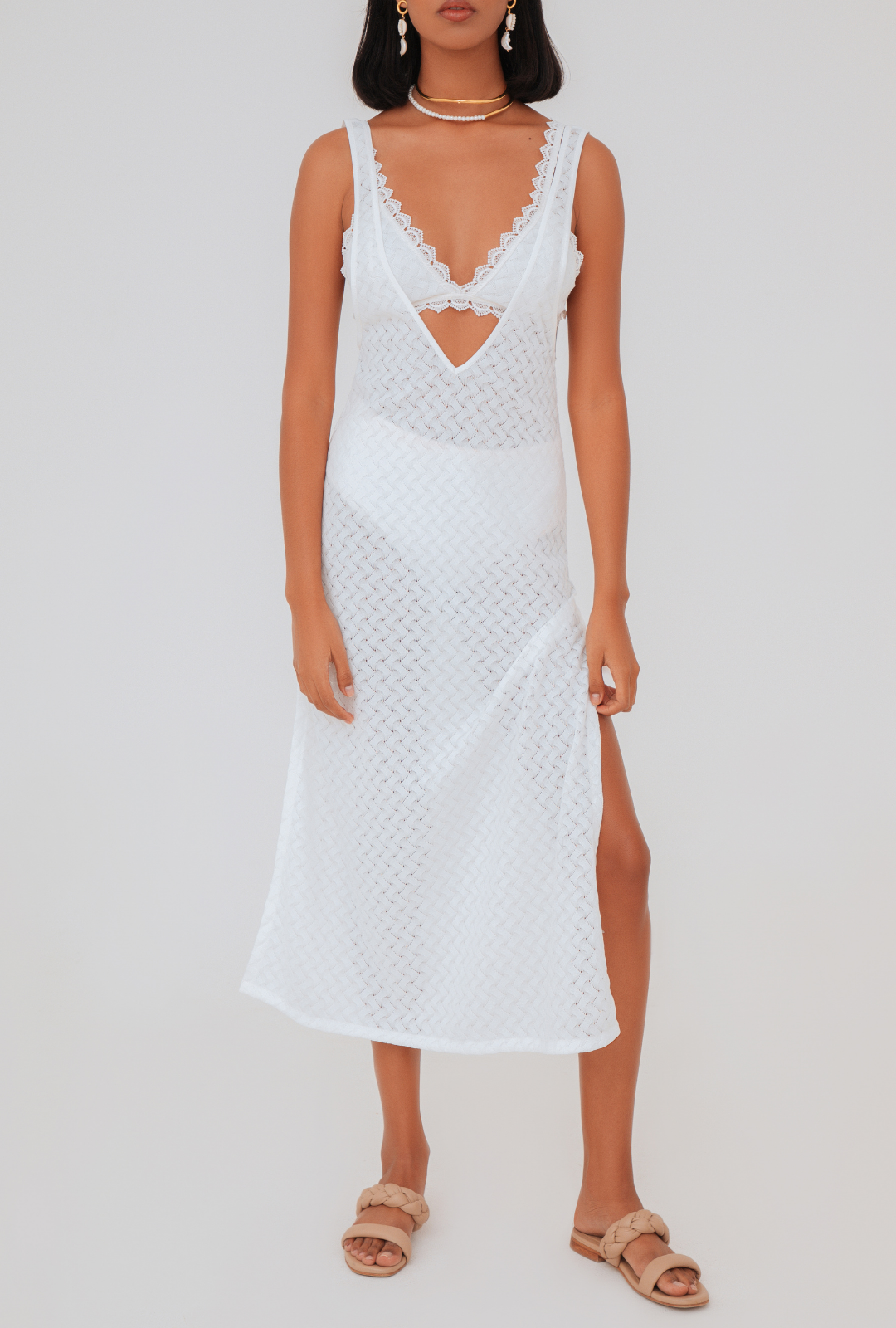 SARA DRESS WHITE