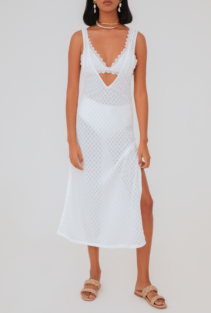 SARA DRESS WHITE