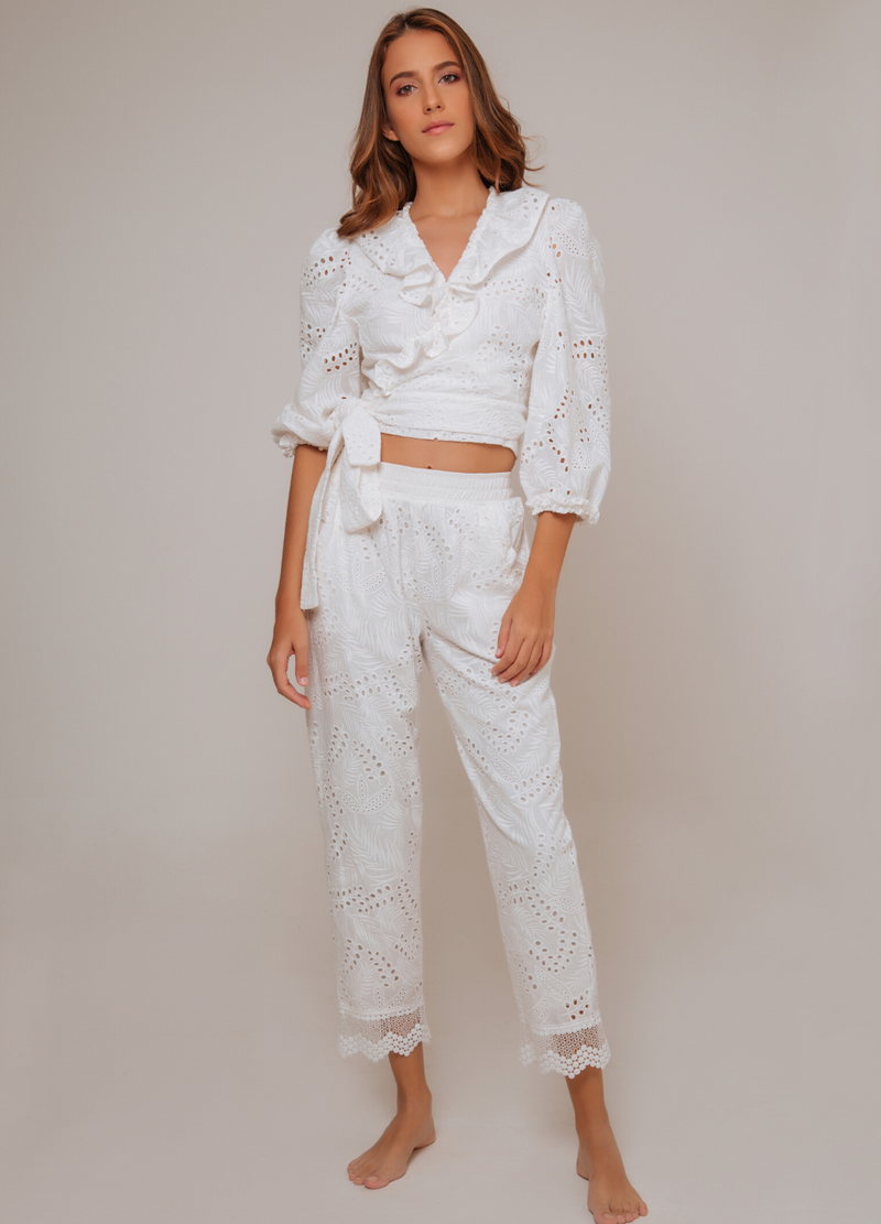 VILLA PALMA PANTALON BLANCO